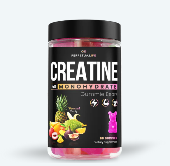 Creatine Monohydrate Gummy Bears Low-Sugar